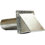 8" Side Wall Cap with Damper