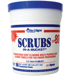 Scrubs-In-A-Bucket Pre-Moistened Towels, 72 ct